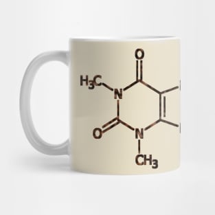 Caffeine Structure Chemistry Coffee Color Mug